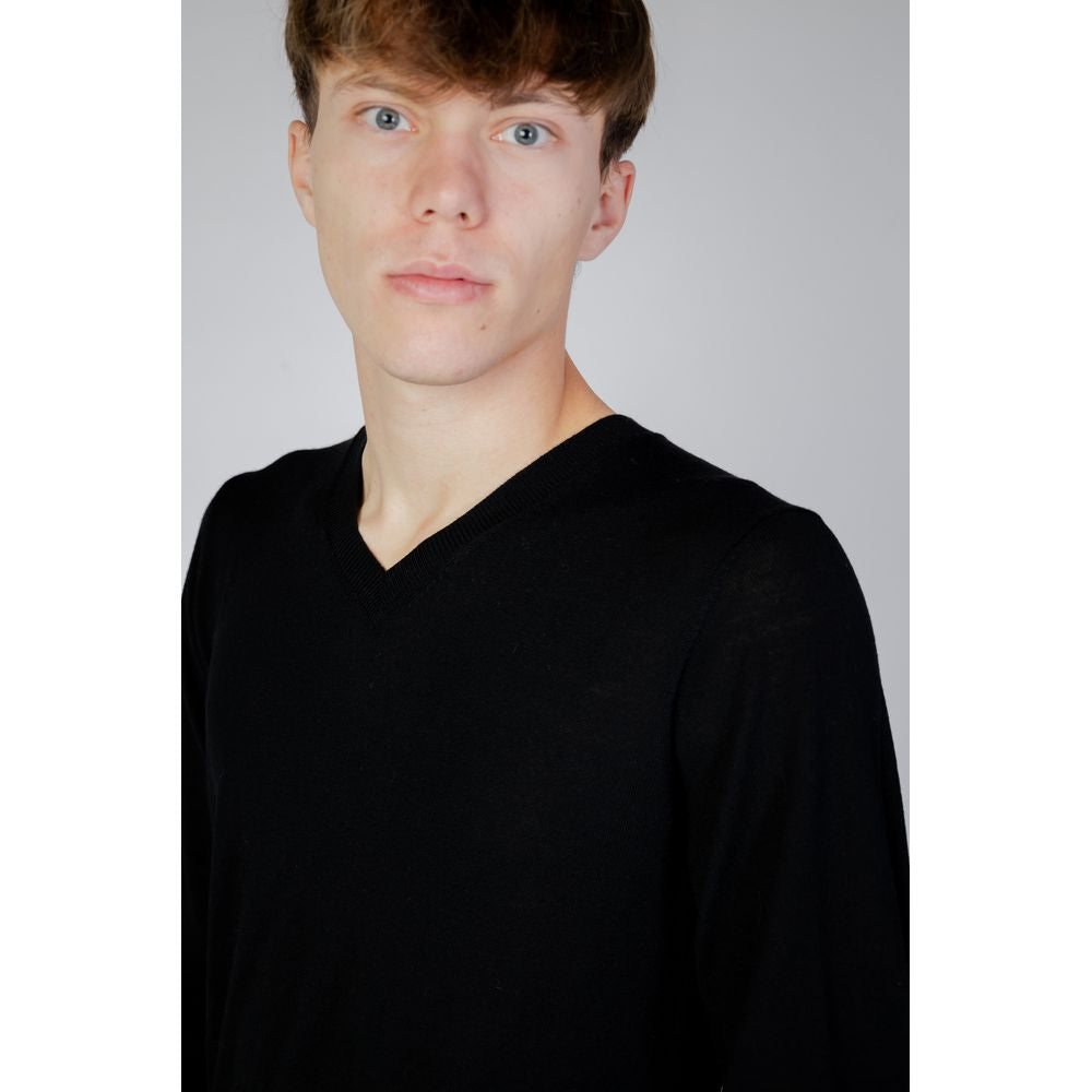 Black Wool T-Shirt