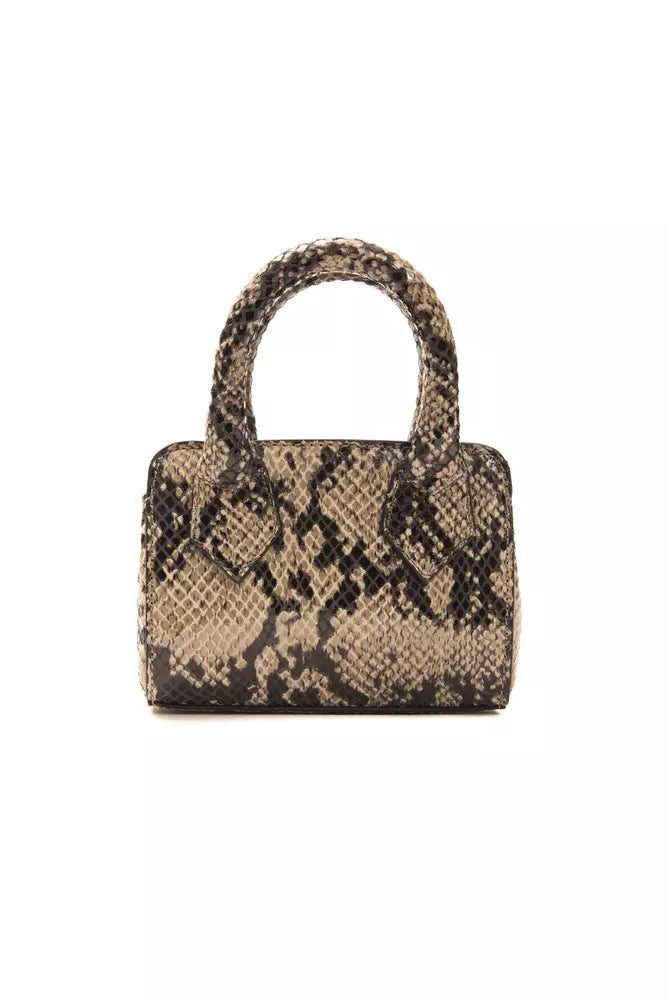 Brown Leather Women Mini Handbag