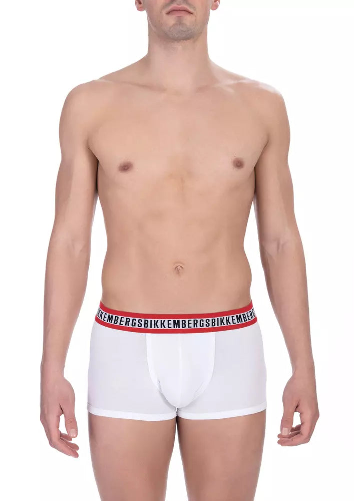 White Cotton Men's Trunk Underwear Pack