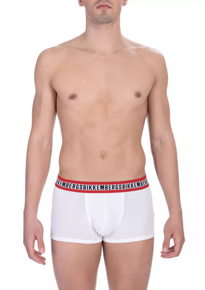White Cotton Men's Trunk Underwear Pack
