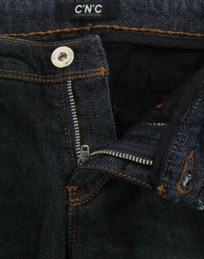 Chic Blue Slim Fit Denim Delight