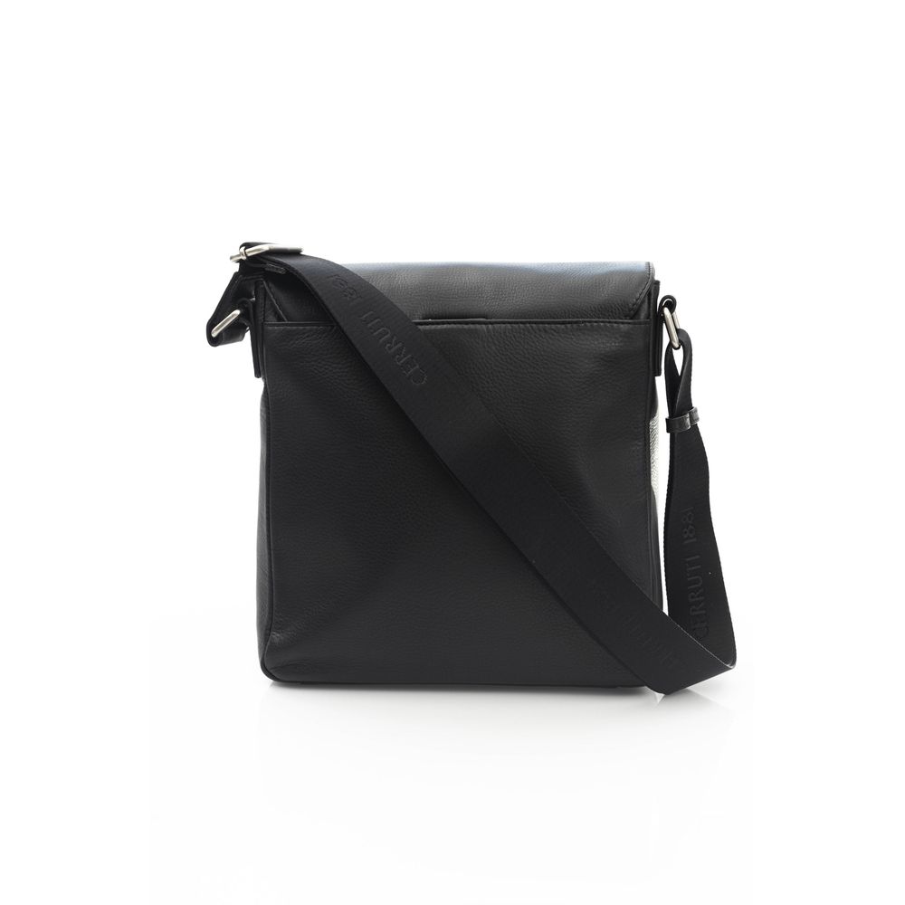 Yellow Leather Men Crossbody Bag