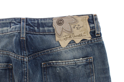 Elegant Flare Fit Blue Denim Jeans