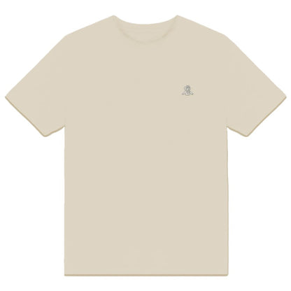 Beige Cotton T-Shirt
