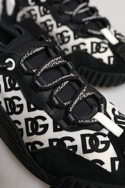 Black Logo Lace Up Low Top NS1 Sneakers Shoes