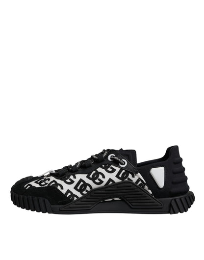 Black Logo Lace Up Low Top NS1 Sneakers Shoes