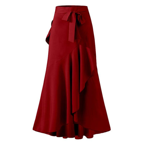 Elegant High Waist Fishtail Skirt for Classic Charm