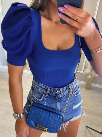 Sexy Puff Sleeve Blouse