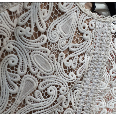 White lace Viola Dress