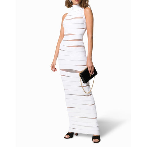 Sandy Breeze: Casual and Chic Striped Midi Dress for Effortless Style